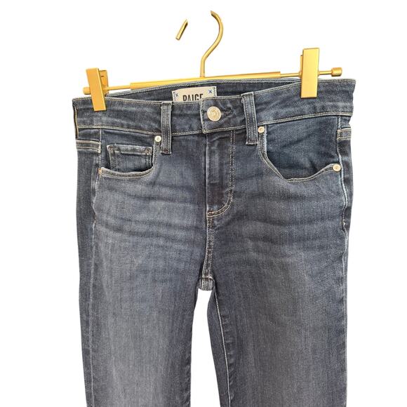 Paige Manhattan Bootcut Jeans Dark Wash Women’s 25 EUC - Picture 3 of 9